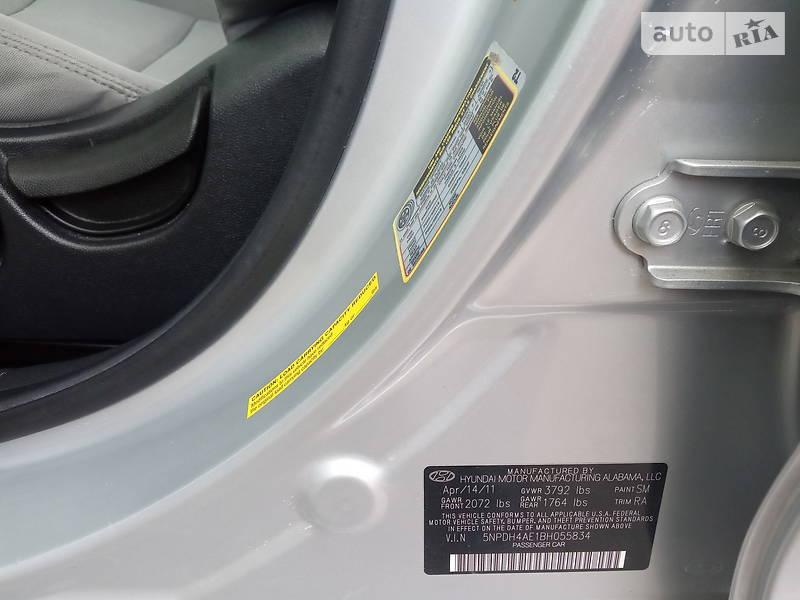 Седан Hyundai Elantra 2011 в Одесі