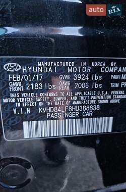 Седан Hyundai Elantra 2017 в 
