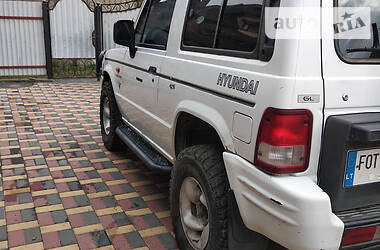 Внедорожник / Кроссовер Hyundai Galloper 2001 в Тячеве