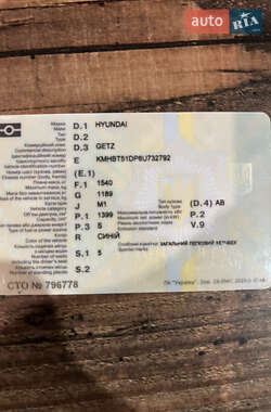 Хэтчбек Hyundai Getz 2007 в 