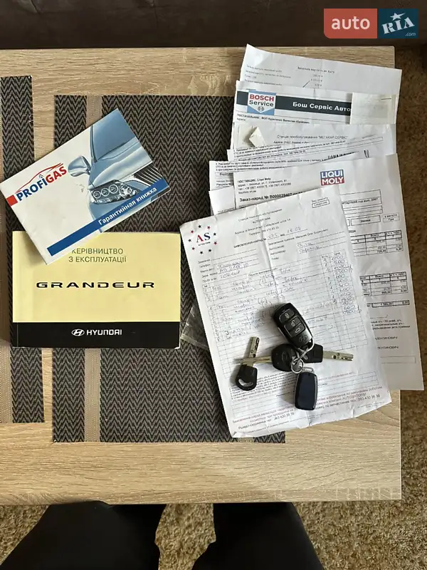Седан Hyundai Grandeur 2007 в Виннице документ
