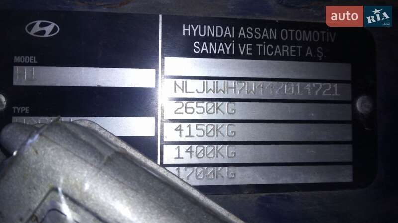 Минивэн Hyundai H-1 2004 в Киеве фото 14 Минивэн Hyundai H-1 2004 в Киеве