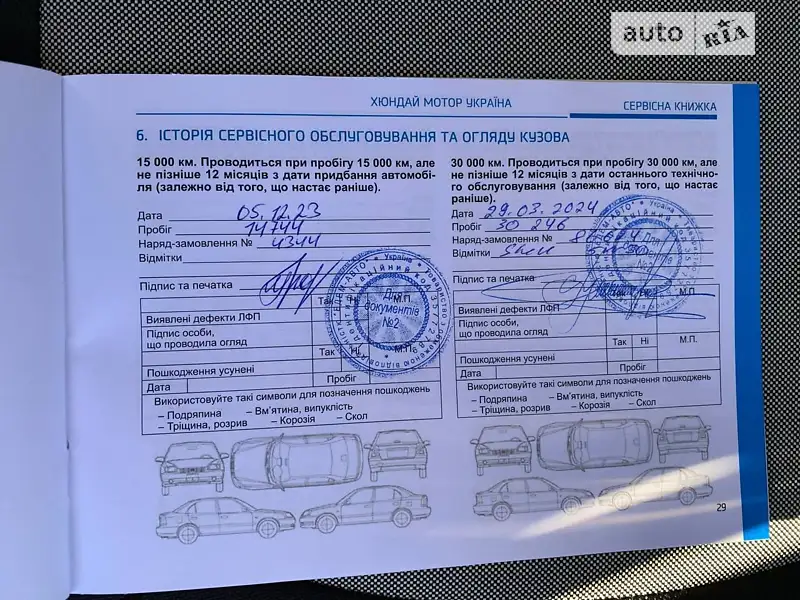 Хэтчбек Hyundai i10 2022 в Киеве документ