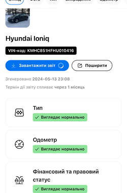 Хэтчбек Hyundai Ioniq 2017 в Житомире