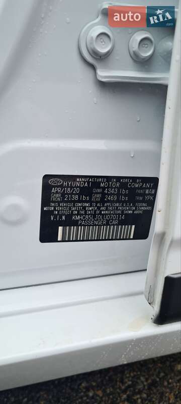 Лифтбек Hyundai Ioniq 2020 в Львове