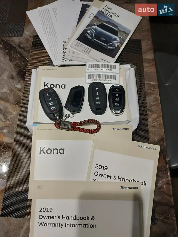 Внедорожник / Кроссовер Hyundai Kona 2019 в Харькове документ