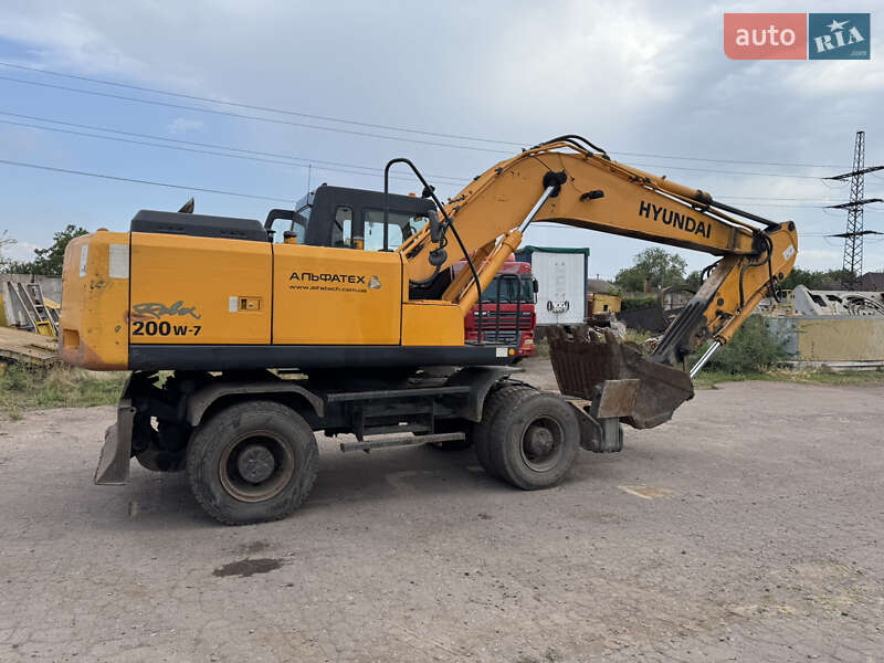 Колесный экскаватор Hyundai R 200-W7 2008 в Кривом Роге фото 9 Колесный экскаватор Hyundai R 200-W7 2008 в Кривом Роге