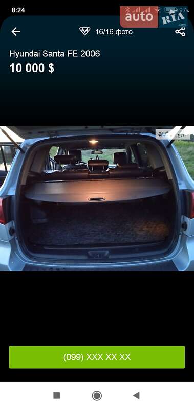 Внедорожник / Кроссовер Hyundai Santa FE 2006 в Подольске