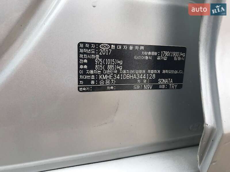 Седан Hyundai Sonata 2017 в Києві