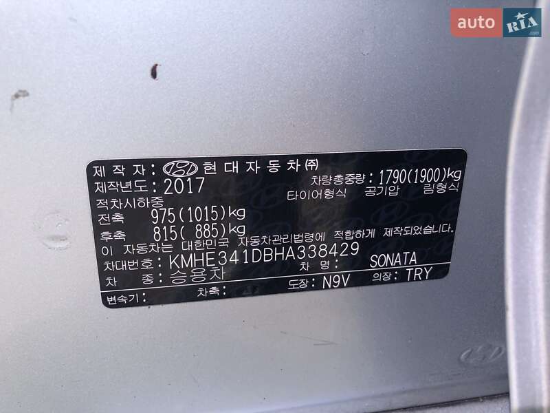 Седан Hyundai Sonata 2017 в Киеве фото 12 Седан Hyundai Sonata 2017 в Киеве
