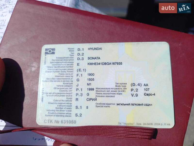 Седан Hyundai Sonata 2015 в Черкассах