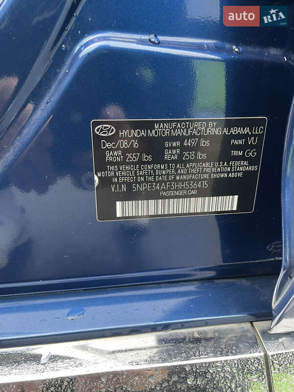 Седан Hyundai Sonata 2016 в Киеве фото 13 Седан Hyundai Sonata 2016 в Киеве