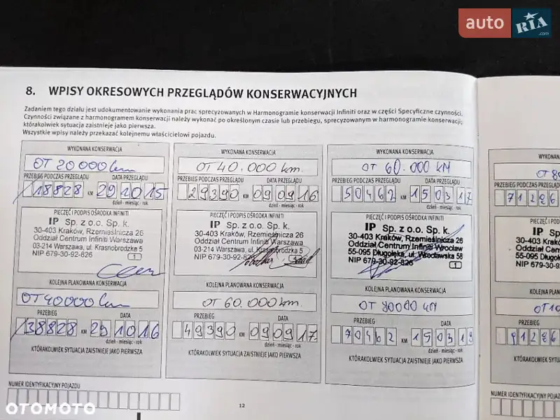 Седан Infiniti Q70 2015 в Львові документ