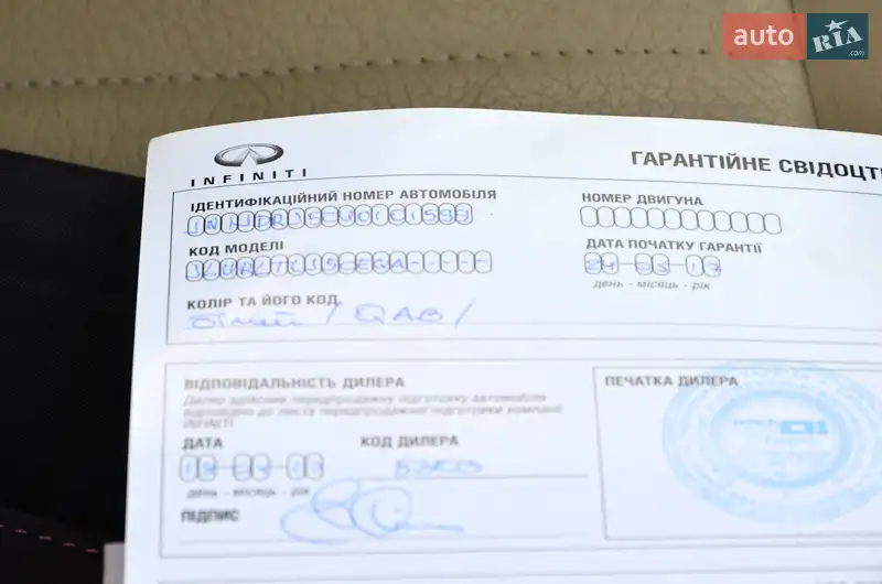 Внедорожник / Кроссовер Infiniti QX50 2017 в Киеве документ 2 фото Внедорожник / Кроссовер Infiniti QX50 2017 в Киеве документ