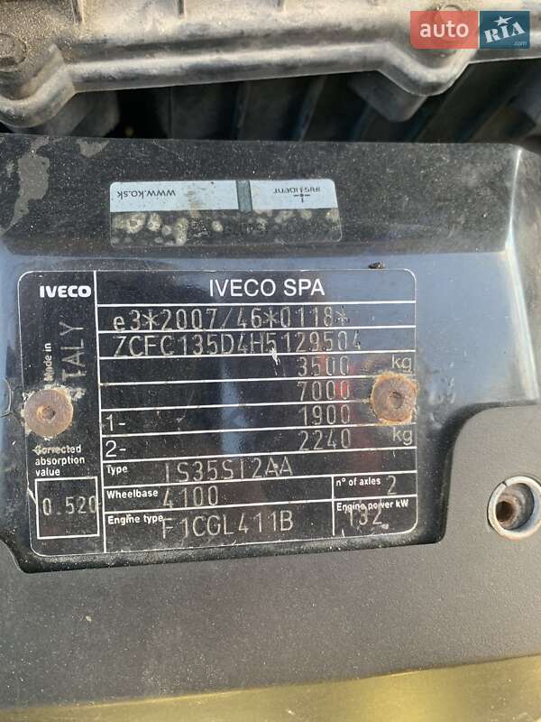 Вантажний фургон Iveco Daily 2016 в Золочеві