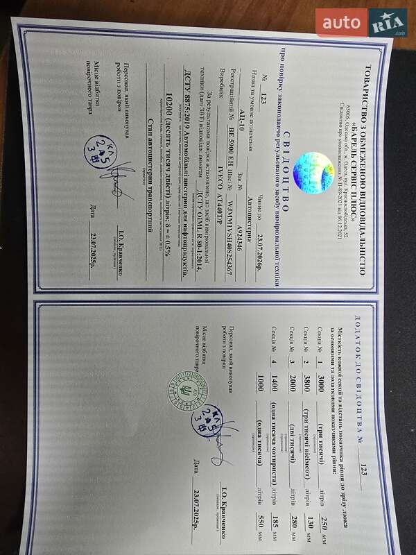 Цистерна Iveco Stralis 2012 в Николаеве фото 31 Цистерна Iveco Stralis 2012 в Николаеве