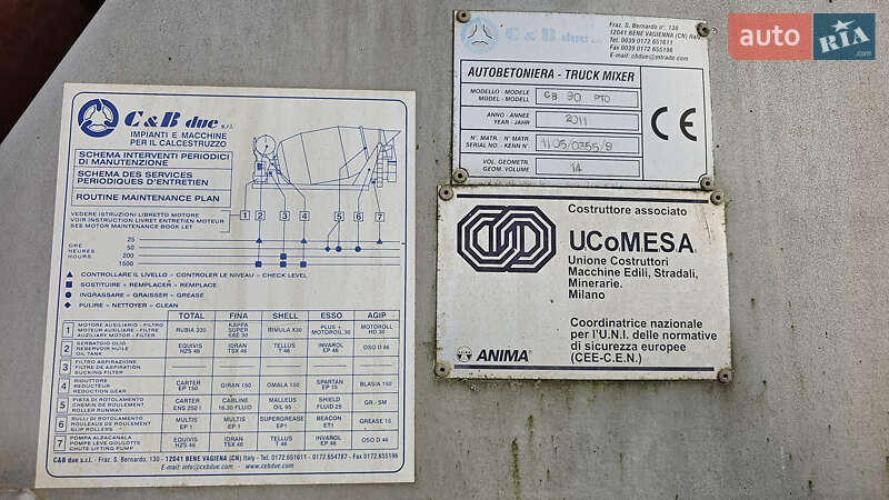 Бетономешалка (Миксер) Iveco Trakker 2011 в Умани