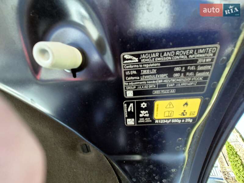 Внедорожник / Кроссовер Jaguar F-Pace 2017 в Киеве