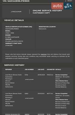 Внедорожник / Кроссовер Jaguar I-Pace 2019 в 
