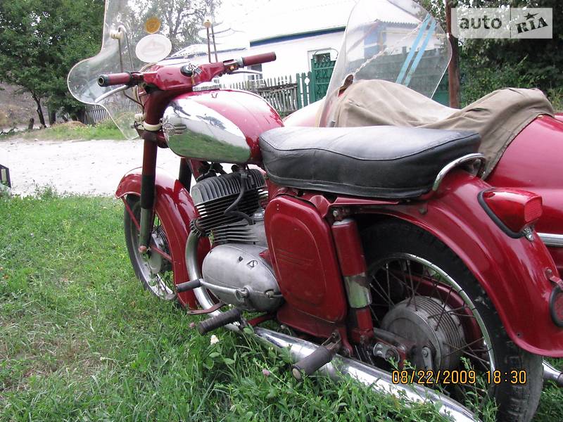 Мотоцикл с коляской Jawa 350 1969 в Новомосковске