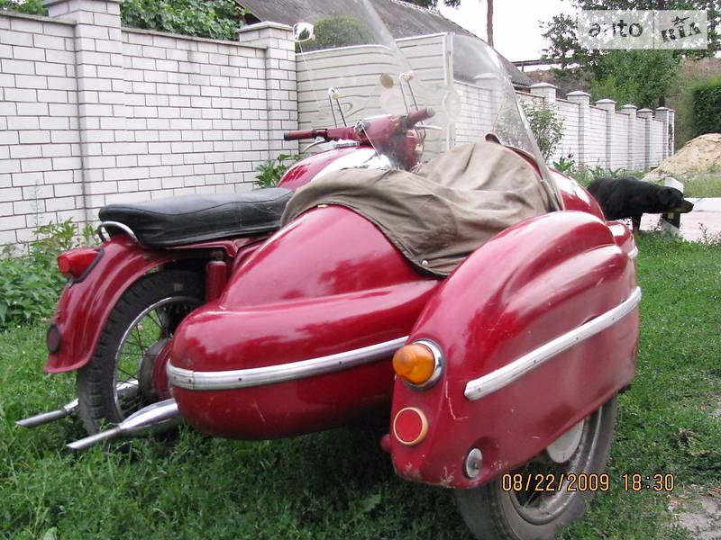 Мотоцикл с коляской Jawa 350 1969 в Новомосковске