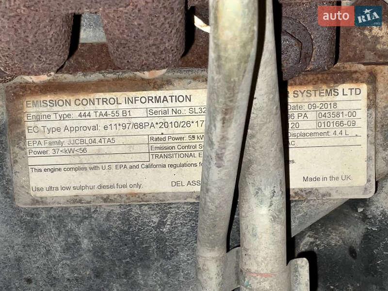 Екскаватор навантажувач JCB 3CX 2019 в Дубні