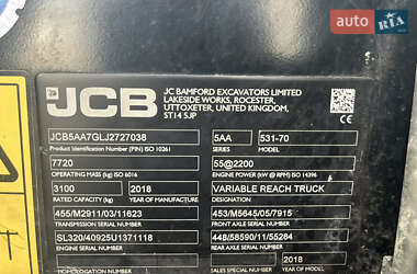 Телескопический погрузчик JCB 531-70 2018 в 
