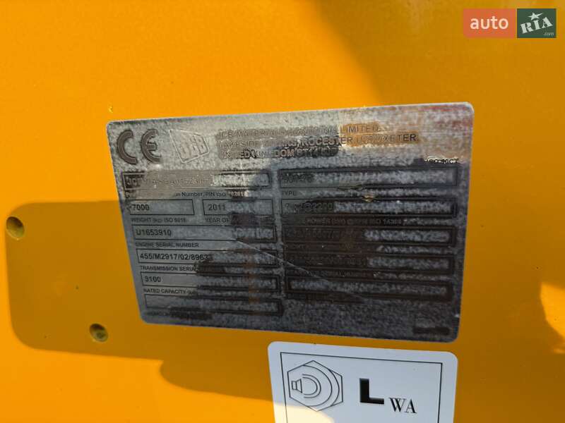 Телескопический погрузчик JCB 531-70 2011 в Луцке