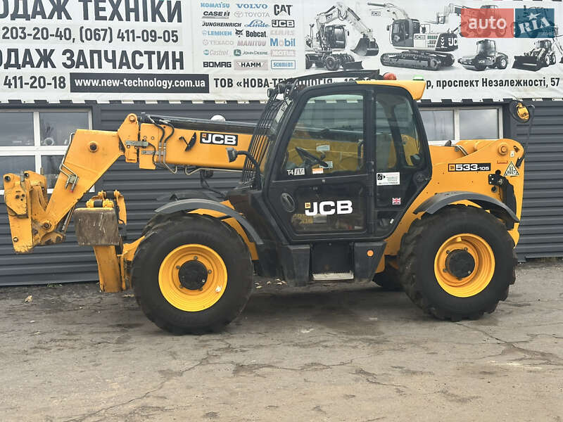 Телескопический погрузчик JCB 533-105 2017 в Житомире