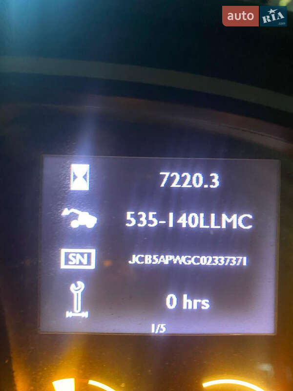 Телескопический погрузчик JCB 535-140 2014 в Виннице