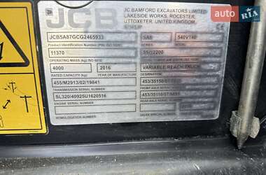 Телескопический погрузчик JCB 540-140 2016 в 