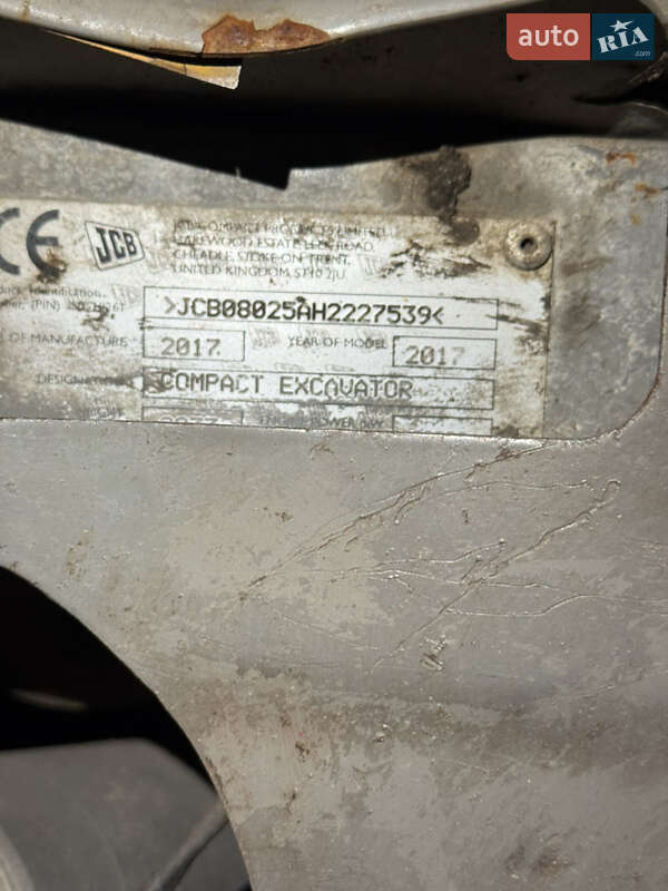 Міні-екскаватор JCB 8025 2017 в Києві фото 17 Міні-екскаватор JCB 8025 2017 в Києві