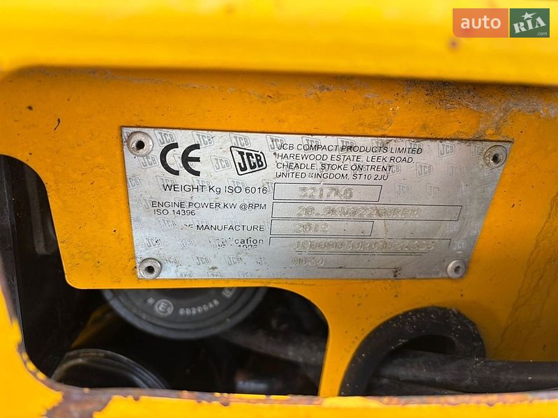 Миниэкскаватор JCB 8030 2012 в Львове