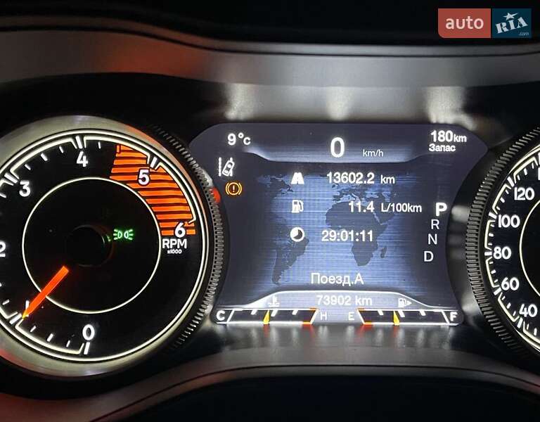 Внедорожник / Кроссовер Jeep Cherokee 2018 в Киеве