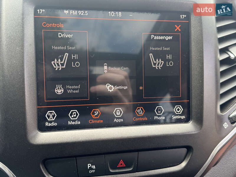 Внедорожник / Кроссовер Jeep Cherokee 2019 в Корюковке фото 28 Внедорожник / Кроссовер Jeep Cherokee 2019 в Корюковке