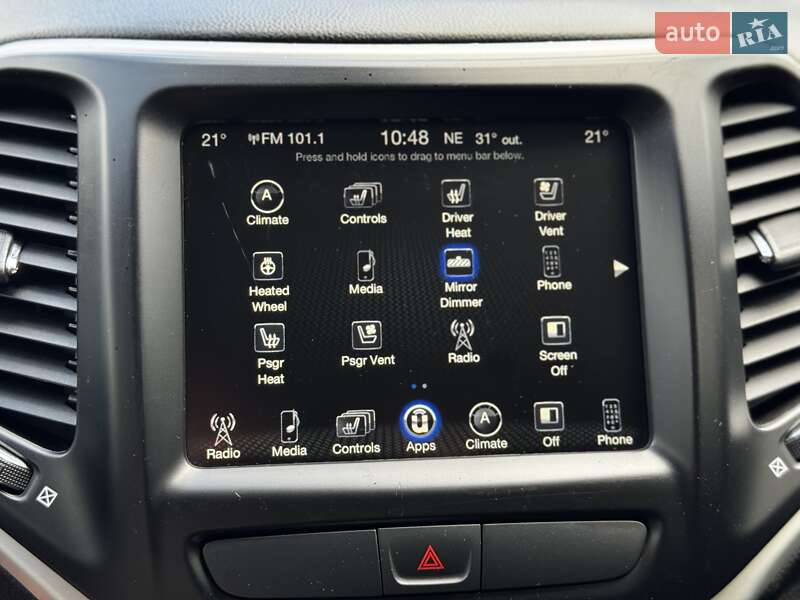 Внедорожник / Кроссовер Jeep Cherokee 2016 в Днепре