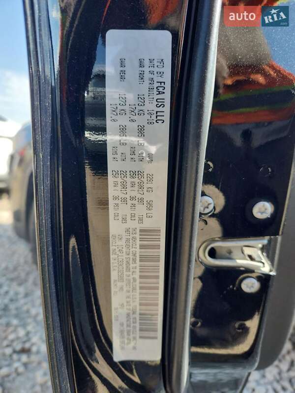 Внедорожник / Кроссовер Jeep Cherokee 2019 в Чернигове фото 13 Внедорожник / Кроссовер Jeep Cherokee 2019 в Чернигове