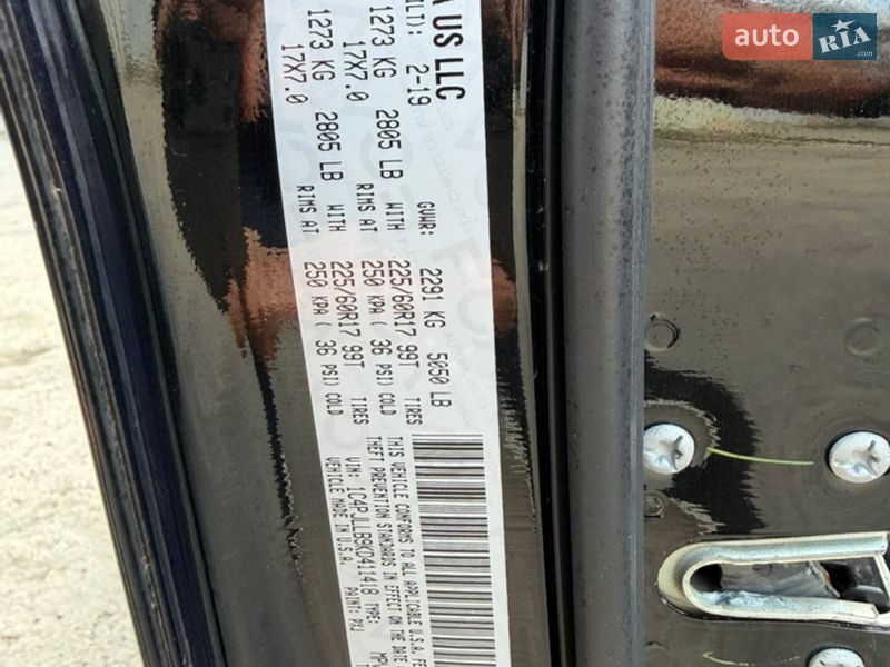 Внедорожник / Кроссовер Jeep Cherokee 2019 в Киеве