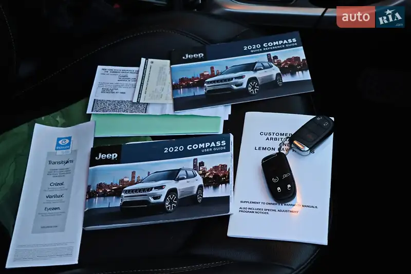 Внедорожник / Кроссовер Jeep Compass 2019 в Кременчуге документ