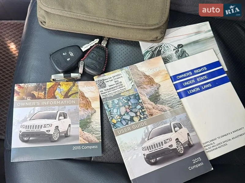 Внедорожник / Кроссовер Jeep Compass 2014 в Одессе документ