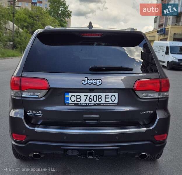 Позашляховик / Кросовер Jeep Grand Cherokee 2018 в Чернігові