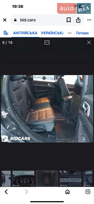 Позашляховик / Кросовер Jeep Grand Cherokee 2018 в Броварах