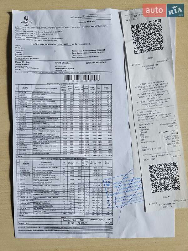 Внедорожник / Кроссовер Jeep Grand Cherokee 2018 в Киеве