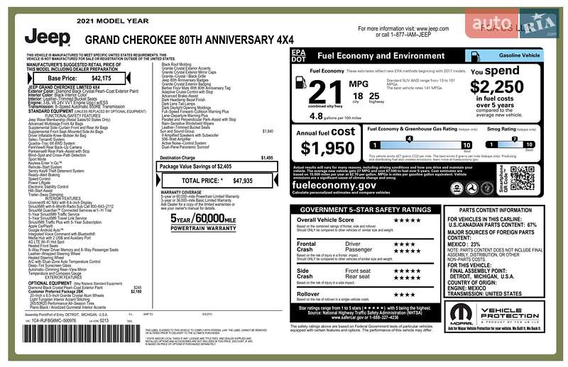 Внедорожник / Кроссовер Jeep Grand Cherokee 2020 в Львове фото 2 Внедорожник / Кроссовер Jeep Grand Cherokee 2020 в Львове