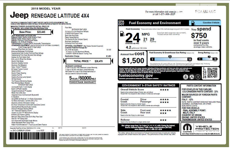 Позашляховик / Кросовер Jeep Renegade 2018 в Хмельницькому