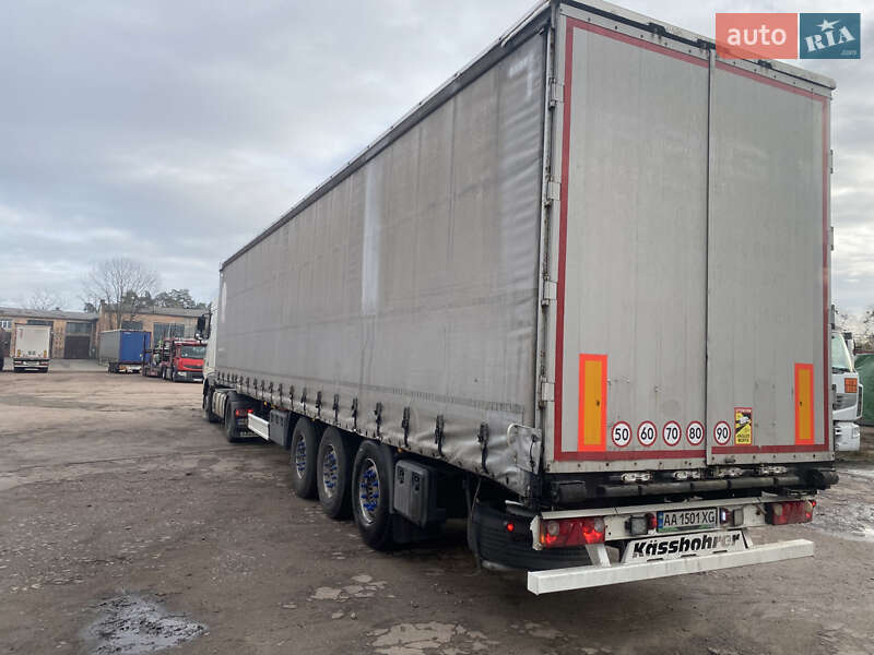 Тентованный борт (штора) - полуприцеп Kassbohrer Maxima 2013 в Буче
