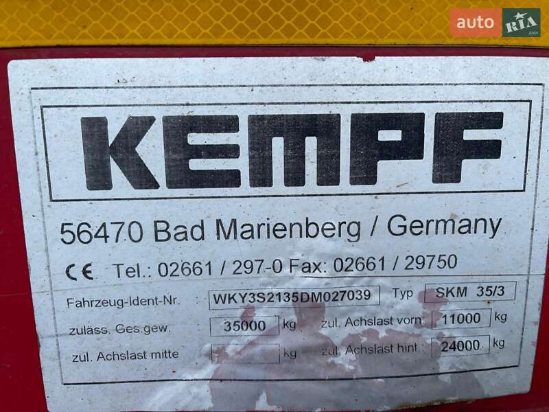 Самосвал полуприцеп Kempf SKM 2013 в Одессе