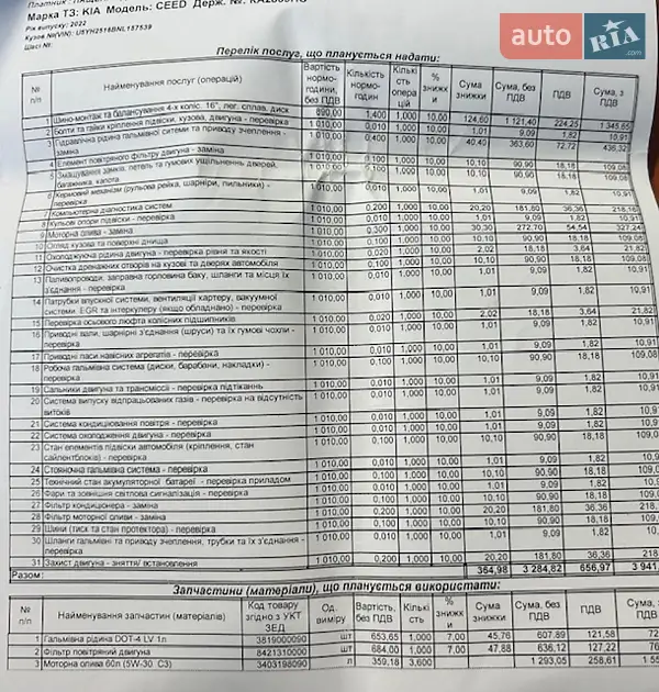 Хетчбек Kia Ceed 2022 в Києві документ 6 фото Хетчбек Kia Ceed 2022 в Києві документ