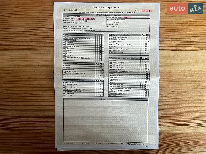 Універсал Kia Ceed 2015 в Сумах документ