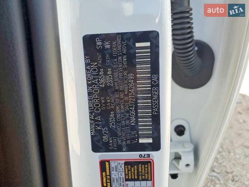 Седан Kia K5 2026 в Львове фото 12 Седан Kia K5 2026 в Львове